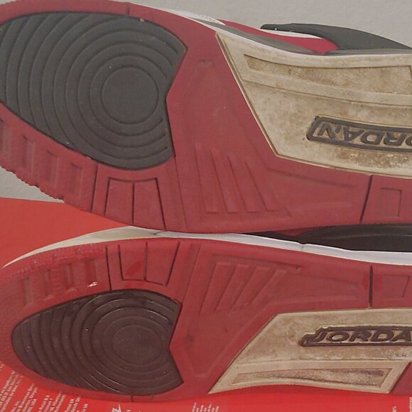 Size 12 - Jordan Flight 45 White Red A Must Have - Picture 2 of 10